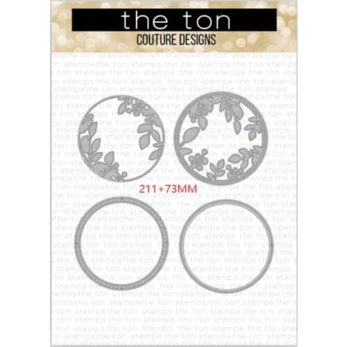 Round foliageMetal cutting dies cut die mold card Scrapbook paper craft knife mould blade punch stencils