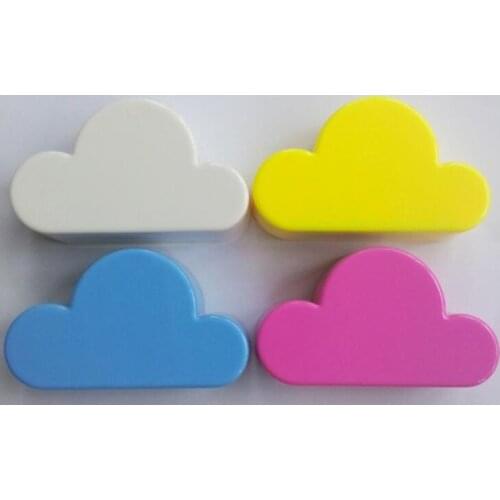 Magnetic key Holder Fashion Creative Cloud-shaped Wall Magnetic Keychain Novelty Key Holder, 10x5.5x3cm, 4pcs/pack