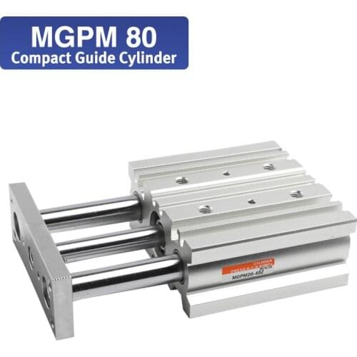 MGPM MGPM80 -25Z -50Z -75Z MGPM-100Z -125Z -150Z Three-axisthin Rod Cylinder Compact guide with Stable pneumatic