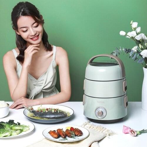 SUPOR 220V Electric Steamer Household Three-layer Multi-function Electric Steamer Electronic Steamer Roll Food Steamer Cooker