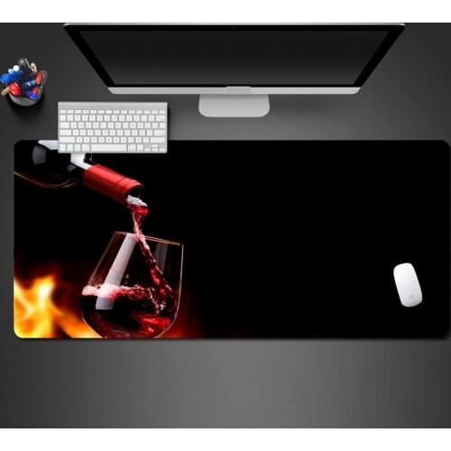 Attractive Wine Mouse Pad High Quality Washable PC Gaming Pad Computer Gamer Like Keyboard Mouse Mat To Gamer Christmas Gift