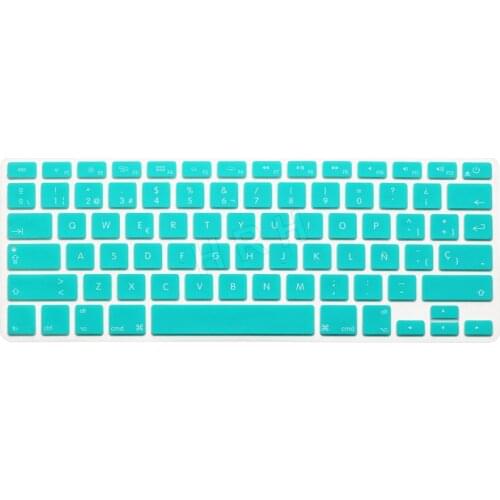 HRH Durable Spanish Keyboard Cover Silicone Skin Protector For Mac Air Pro Retina 13" 15" 17" for Macbook keyboard USA Layout