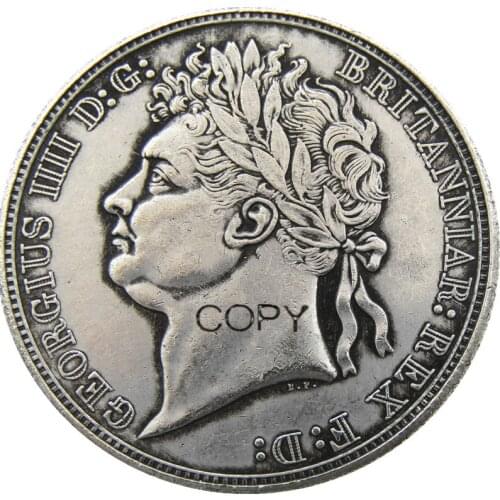 UF(25)Great Britain George IV 1821 Half Crown Copy Coin