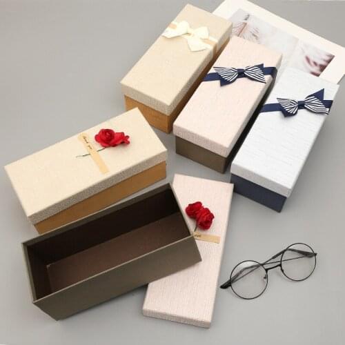 Valentine Day Anniversary Packaging Gift Box Perfume Cosmetics Wallet Watch Bracelet Carrying Cases Jewelry Package Accessories