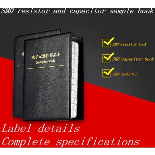 0402 SMD Resistor Sample Book 0R-10M 1% FR-07 SMT Smd Sample Book 170Valuesx50Pcs=8500Pcs Kit