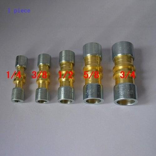 1pc pipe connector for refrigeration hose Air conditioner refitting hose connector pipe extension fixed connector fittings