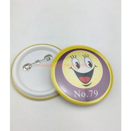 10pcs factory Custom Tin Button Badge, Pin Plastic badge for advisement promotional