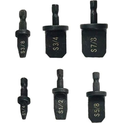 6pcs Hexagonal Handle Tube Pipes Expander Utility Tool Swaging Tools Air Conditioner Conditioning Copper Pipes Expand Tool Set