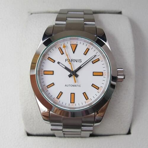 Luxury brand men watch,mens automatic watches PARNIS sport man mechanical wristwatch waterproof clock sapphire luminous relogio