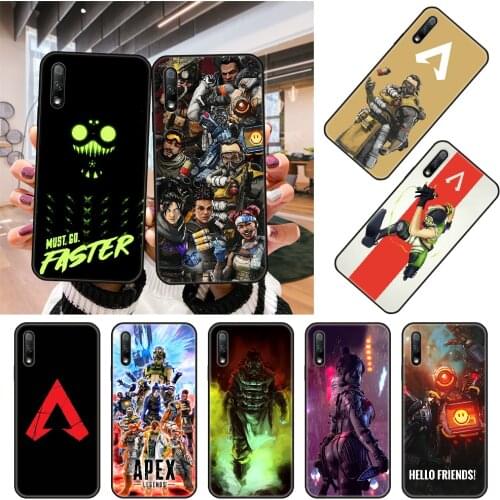 Phone Case For Huawei Honor 9X 9 9A 10 20 8X 8A 8S 7X 7A i 6A Pro Play Lite Black Cover Shell Trend Prime Art Apex legends