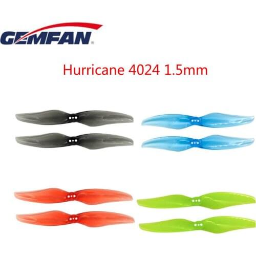 Gemfan FPV Qianfeng 4024-2 leaf 4-inch propeller wind blade crossing chopstick toothpick machine 1.5mm 4 pairs