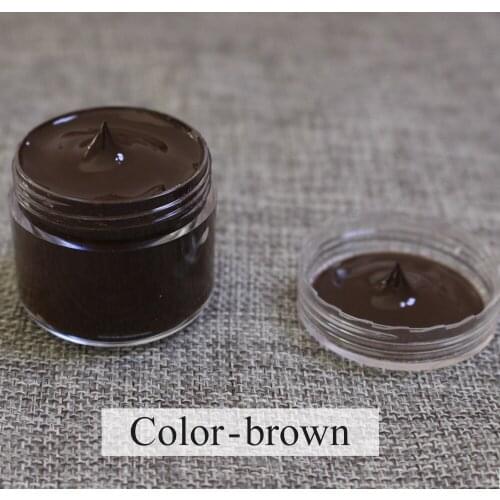 Brown Shoes Leather Paint Painting for Sofa,Bags,Shoes,Clothes 30ml Acrylic Paint Repair&Refurbished Leather Paint Set
