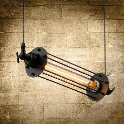 Loft Style Iron Retro Edison Pendant Light Fixtures Vintage Industrial Lighting For Dining Room Bar Hanging Droplight Lamparas