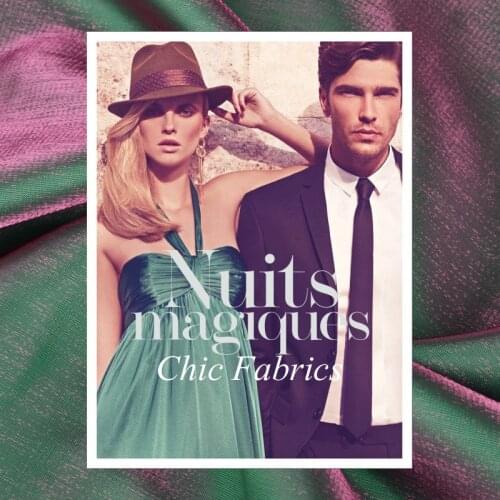 The night light color gradient rose electro-optic psychedelic overflow streamer blouse / skirt fashion fabric yarn fabric