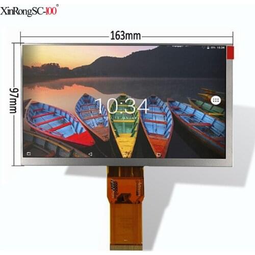 New 7 inch For TurboPad 701, 721 163*97*3mm 1024*600 TFT LCD Tablet LCD Display screen panel Matrix Digital Replacement