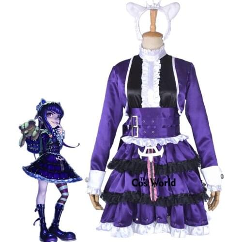 LOL Gothic Lolita Annie Maid Dress Uniform Outfit Games Cosplay Costumes