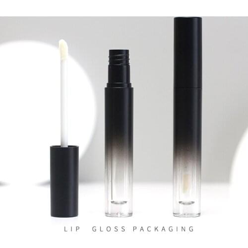 Wholesale 5ml Lip glaze container Empty tube Circular gradient lip gloss tube lip oil empty bottle Makeup packaging material