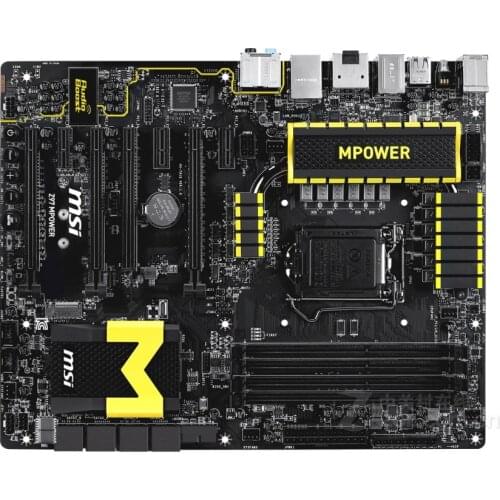 Original motherboard MSI Z97 MPOWER Z97 LGA 1150 DDR3 i3 i5 i7 DDR3 32G SATA3 USB3.0