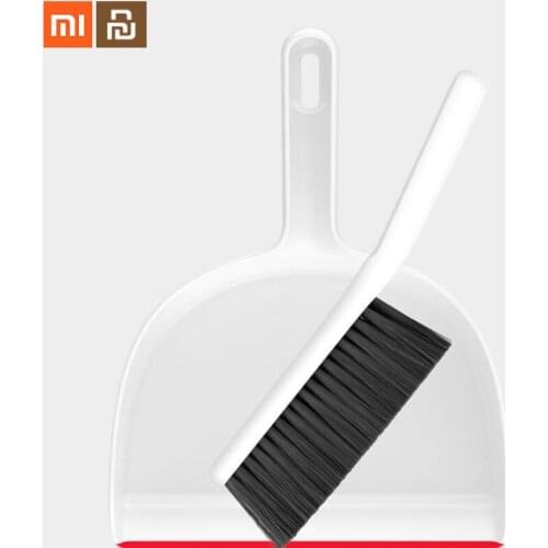 Original xiaomi youpin mini mop can be hung storage plastic soft broom set multi-function non-slip handle cleaning tool