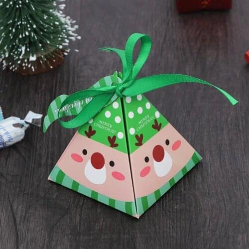 Christmas Gift Bag Paper Christmas Bag Wedding Banquet Candy Box Perfume Doll Candy Biscuit Nougat Packaging Mystery Box Navidad