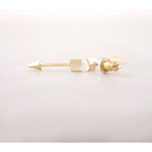 SMJEL New Earrings Fashion Tiny Arrow Studs Earrings For Women Cute One Direction Vintage Earrings S001