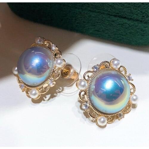 Super Beauty Fashion Handmade Simulated Pearl Stud Earrings Jewelry Gifts