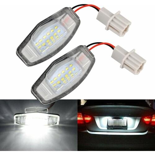 LED License Plate Light For Honda Accord Civic Acura TSX TL ILX COMPLETE HOUSING