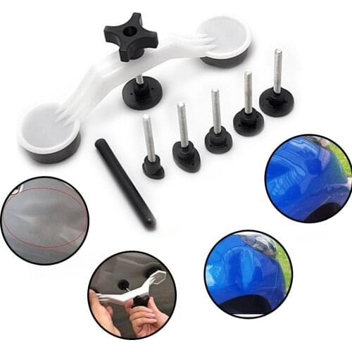 Universal Car Dent Repair Body Damage Fix Tool Pulling Bridge Puller Dent Removal Glue Tabs Hand Repair Tools Kit Paintless