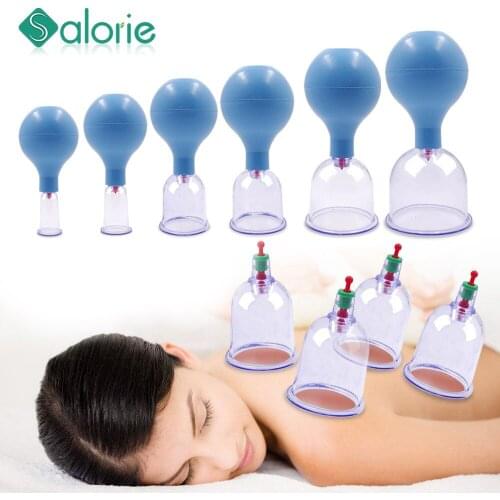 For Back Neck Vacuum Cupping Cans Chinese Suction Family Body Massage tool Helper Rheumatism Therapy Pain Relief Health Care
