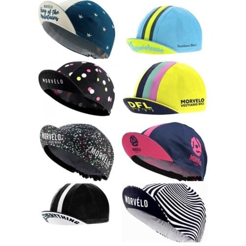 2021 Morvelo Polyester Cycling Cap Bike Hat Ciclismo Bicicleta Pirate Headband Cycling Cap Bicycle Helmet Wear Cycling Hats