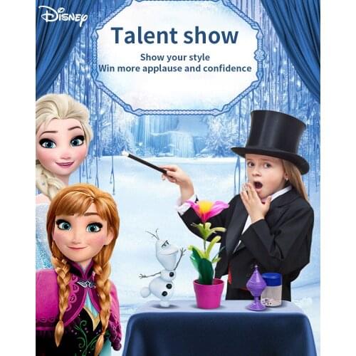 Disney Princess Frozen Magic Tricks Toy For Kids Magic Prop Novelty Funny Toys Disney Chirstmas Halloween Party Toy for Children