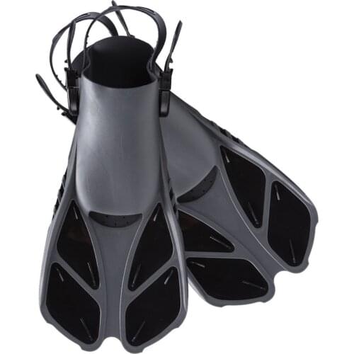 1 Pair Of Flippers Short Adjustable Shoelace Swim Fins Outdoor Travel Fins For Snorkeling Wear-resistant Non-slip Swimming Aid