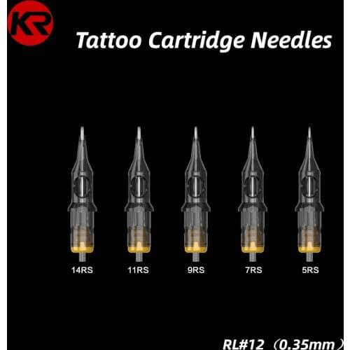 Newest 20 pcs RL Disposable Tattoo Cartridge Needles Round Line Rotary Pen Sterile Tattoo Needles Supply Permanent Makeup RL