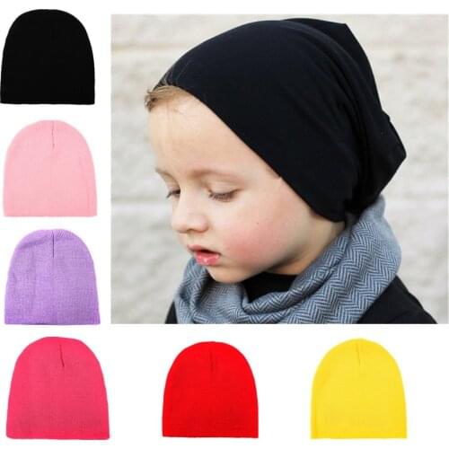 3pcs/Lot New Baby Street Dance Hip Hop Hat Spring Autumn Baby Hat Scarf for Boys Girls Knitted Cap Winter Warm random Hat