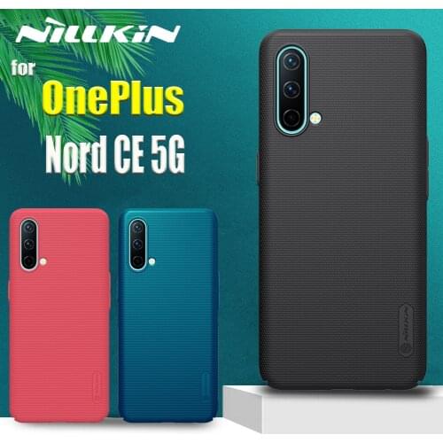 Nilkin for OnePlus Nord CE 5G Case Nillkin Frosted Shield Hard PC Plastic Shockproof Phone Back Cover