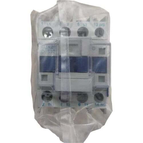 CJX2-1810 LC1-D 3P+1NO AC contactor 32A coil voltage 380v 220v 50 / 60hz rail mounting pull down view