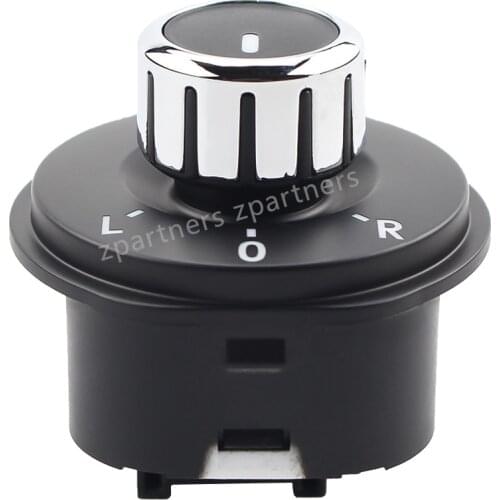 For VW Polo 6R Rear Side 2010 2011 2012 2013 2014 2015 2016 2017 Mirror Switch Control Adjust Knob OE: 6RD 959 565B 6RD959565B