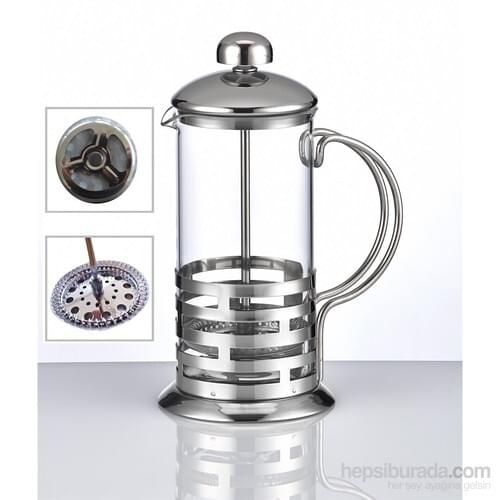 Fidex Home French Press-Stainless And Strainer
