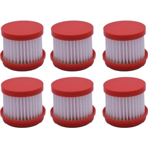 6Pcs Filters Replacement For Deerma Vacuum Cleaner CM1300 CM1900 Filter Mesh Element HEPA Accessories