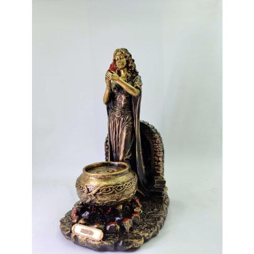 Celtic Danu Triple Goddess Statue Hope Honor Resin Greek Crafts Statue Garden Sculpture Home Office Decoration