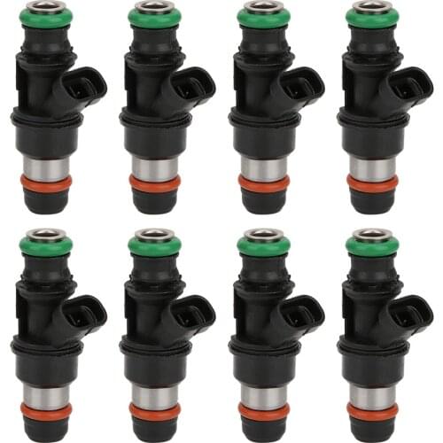 8Pcs Fuel Injectors Kit 25348180 Fit for Chevrolet Silverado 2500 HD 8.1L 2001 2002 2003 2004 2005 2006