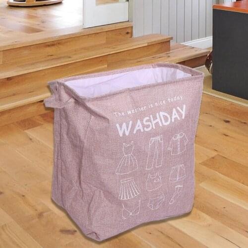 Dirty Clothes Laundry Basket Foldable Laundry Hamper Storage Bin Bucket For Home U2JC
