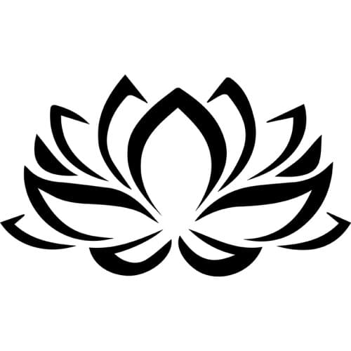 PLAY COOL Beautiful Lotus Flower Bumper Window Car Sticker Automobiles Motorcycles Exterior Accessories Vinyl Decals