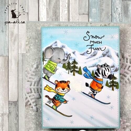 Panalisacraft Cute Metal Cutting Dies and stamps Craft Dies Scrapbooking Card Making Album Embossing Stencil Die Cut Decoration