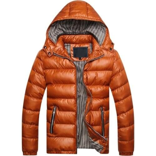 Thermal Coat Men Fashion Outwear Thick Parkas Male Casual Windbreaker Hoodies Cotton Jackets Brand Clothing Plus Size 5XL Coats