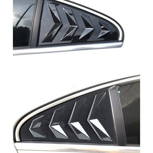 NEW-2PCS Car Louver Side Window Door Scoop Grille Trim Cover for Passat CC 2009-2017