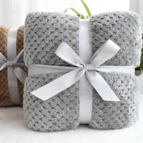150X200cm kids fluffy cozy soft sofa throw blanket baby blanket fleece spring bedding quilt baby receiving blanket baby swaddle