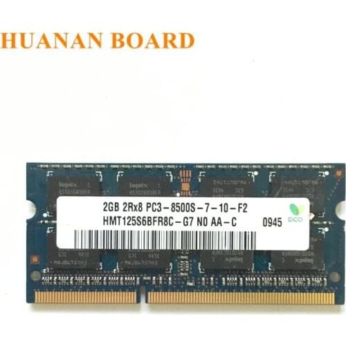 2GB PC3-8500S DDR3 1066Mhz Laptop Memory 2G PC3 8500S 1066MHz Notebook Module SODIMM RAM Hynix Chipset