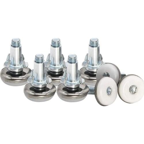 Furniture Levelers Adjustable Furniture Legs for Table Cabinet Sofa Raiser Pads with M8 Hanger Bolt Set of 8