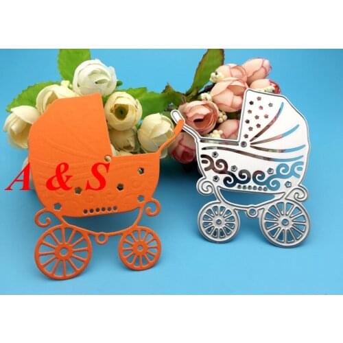 S04 Baby Carriage METAL CUTTING DIES Scrapbook card paper craft party decoration embossing stencil cutter